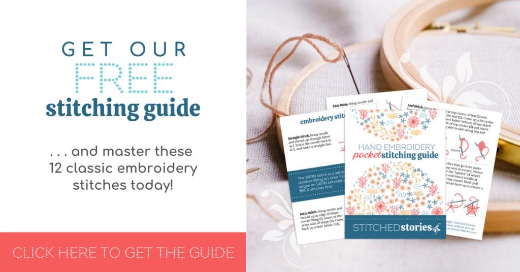 Get our free stitching guide and master 12 classic stitches