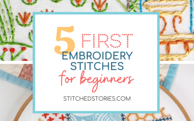 5 First Embroidery Stitches for Beginners to Learn