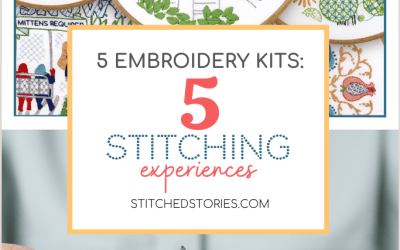 5 Embroidery Kits: 5 Stitching Experiences