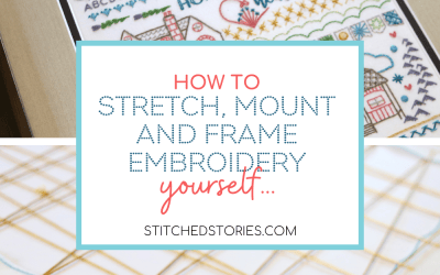 How to stretch, mount and frame embroidery yourself