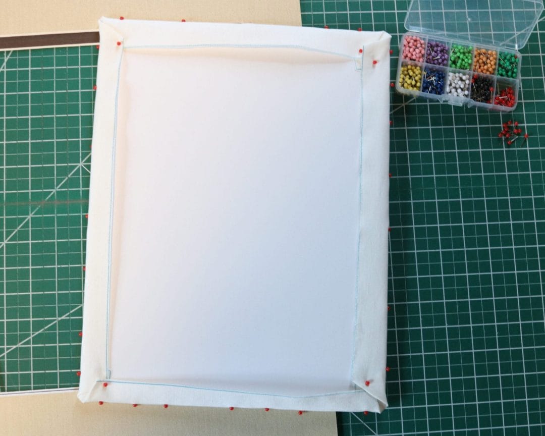 how to frame an embroidery stitch sampler yourself