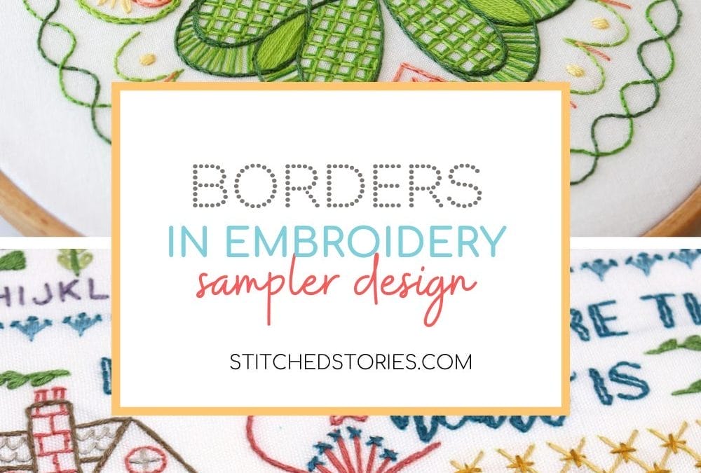 Borders in Embroidery Sampler Design