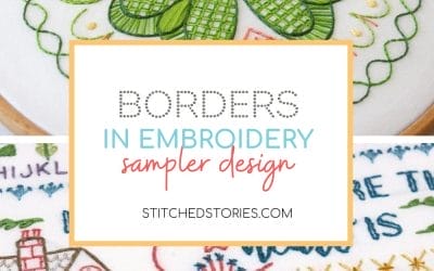 Borders in Embroidery Sampler Design