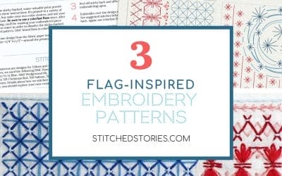 Stars & Stripes Embroidery Projects for US Holidays